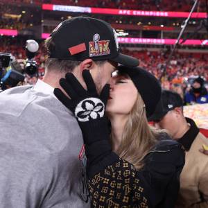 Taylor Swift and Travis Kelce