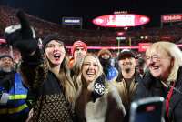 Taylor Swift, Brittany Mahomes and Donna Kelce