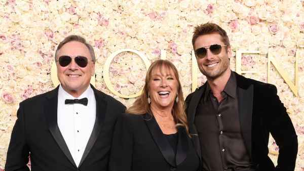 Glen Powell and More Stars Who Brought Family Members to the Golden Globes