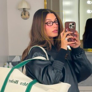 Hailey Bieber Adds a Mrs Bieber Tote to Her Collection of Custom Accessories 069