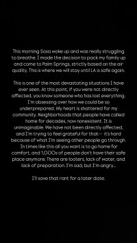 Lala Kent's Instagram statement
