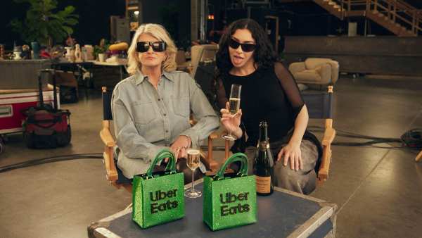 Martha Stewart Warns Snitches Get Stitches in Uber Eats Super Bowl Ad