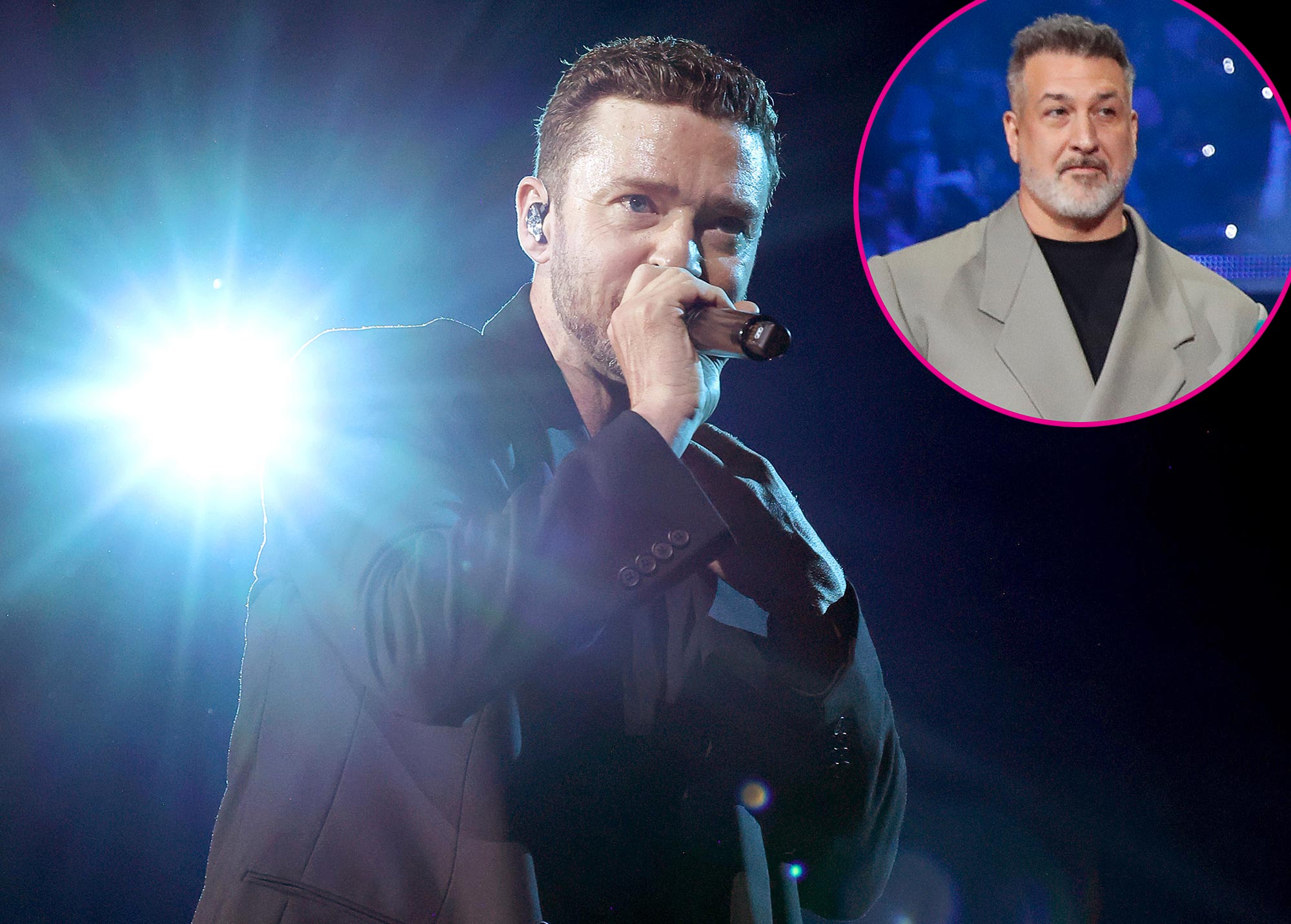 NSync Has a Mini Reunion at Justin Timberlake s Show But Joey Fatone Misses Out 025