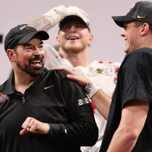 Ohio State Coach Ryan Day and QB Will Howard Involved in Golf Cart Crash After Title Win