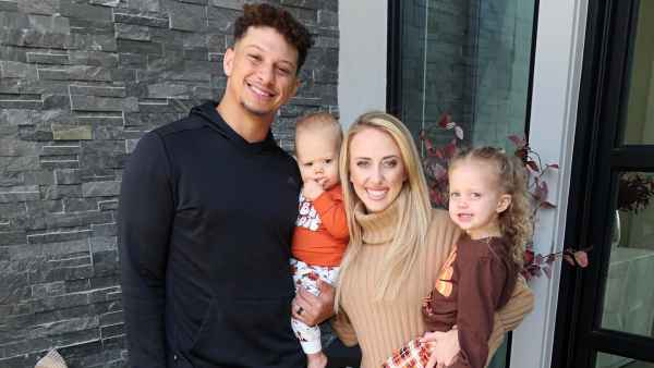Patrick Mahomes Jokingly Hopes He and Wife Brittany Are Done Growing for a Little While 1 Week After Welcoming 3rd Baby