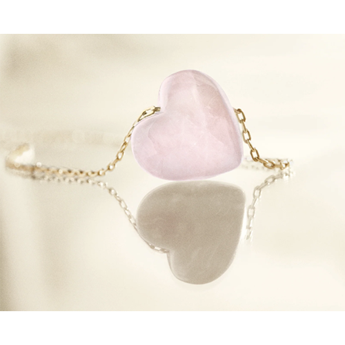 BaubleBar Juno Rose Quartz Necklace