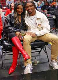 Simone Biles Brings Johnathan Owens With Her for Emotional Support as She Shops for a Birkin Bag