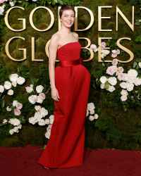 Stars Walking Solo Golden Globes 2025 Red Carpet