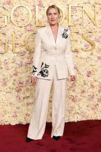 Stars Walking Solo Golden Globes 2025 Red Carpet