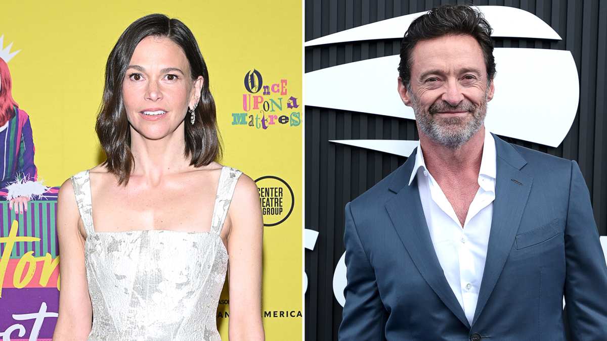 Sutton Foster Spotted at Hugh Jackman's NYC Show