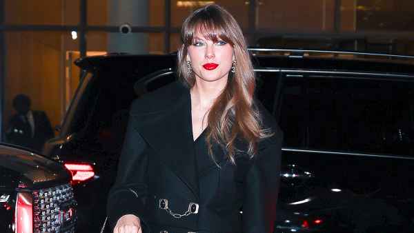 Taylor Swift Pairs All-Black Outfit With Matching Manicure During Family Dinner in NYC