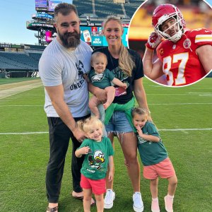 The Sweet Way Kylie Kelce Daughters Will Support Travis Super Bowl Run
