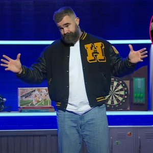 Jason Kelce Enlists Wife Kylie Kelce for Special Role During ESPN Late Night Debut