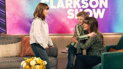 Kelly Clarkson Kids River and Remy Are All Grown Up in Talk Show Chat