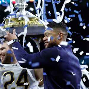 Notre Dame Coach Marcus Freeman Celebrated Sugar Bowl Win With His Entire Family on the Field