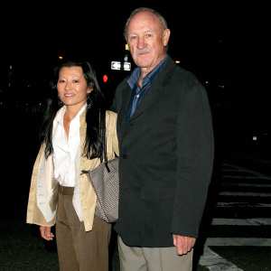 Betsy Arakawa and Gene Hackman