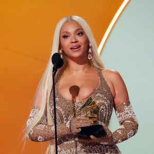 Beyonce accepts the Best Album award for onstage during the 67th Annual GRAMMY Awards