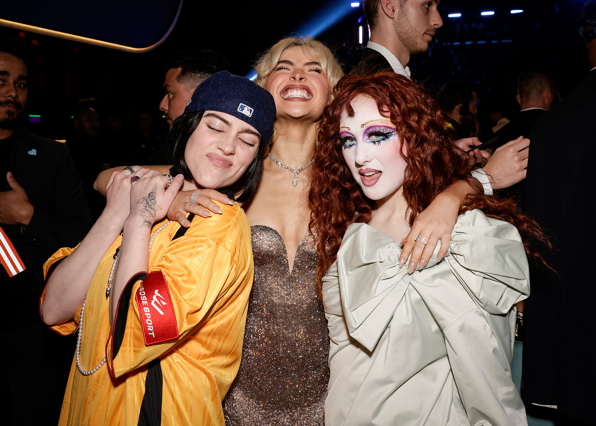 Billie Eilish, Sabrina Carpenter and Chappell Roan 2025 Grammys Inside