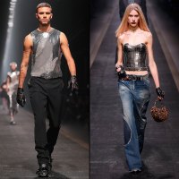 Donatella Versace opens Milan's emotional show with my name is Versace what he told us 570
