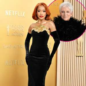 Keke Palmer Wore Jamie Lee Curtis Dress at 2025 SAG Awards