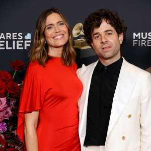 Mandy Moore and Taylor Goldsmith 2025 Grammy Awards