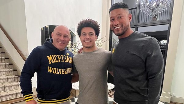 Notre Dame s Marcus Freeman and Son Vinny Had Recruiting Meeting with University of Michigan 760