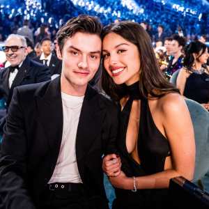 Olivia Rodrigo and Boyfriend Louis Partridge Are All Smiles at 2025 Grammys