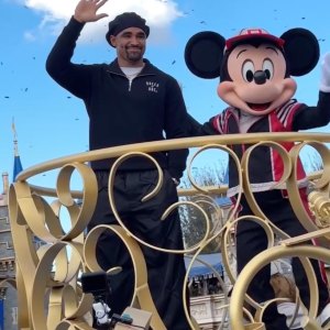 Philadelphia Eagles QB Jalen Hurts and Fiancee Bry Burrows Visit Disney World After Super Bowl Win