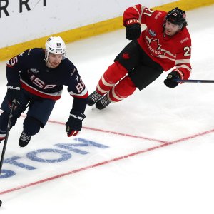Team USA play Team Canada in finals
