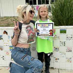 Tori Spelling Son Beau Gives Her Massage In Exchange for Allowance