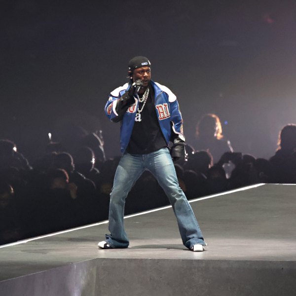 NEW ORLEANS, LOUISIANA - FEBRUARY 09: Kendrick Lamar performs onstage during Apple Music Super Bowl LIX Halftime Show at Caesars Superdome on February 09, 2025 in New Orleans, Louisiana. (Photo by Cindy Ord/Getty Images)