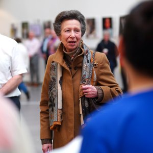 Princess Anne Visits Hospital Where She Was Treated for Concussion