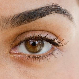 Extreme close up of woman's eye