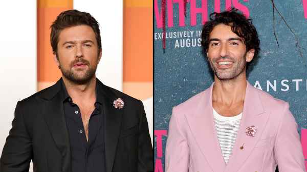Brandon Sklenar Wears Same Floral Pin Justin Baldoni Wore to It Ends With Us Movie Premiere