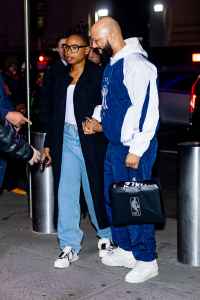 Jennifer hit Hudson in his face by a ball during the New York Knicks game