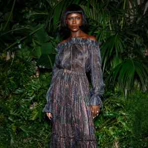 Jodie Turner Smith Stuns in Sheer Dress at Saint Laurents Pre Oscar Dinner Party