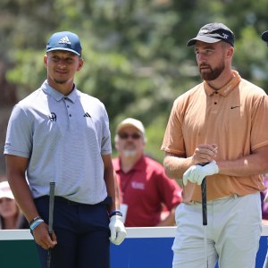 Patrick Mahomes and Travis Kelce Reunite for 1st Time Since Super Bowl Loss