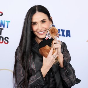 Pilaf the Dog Congratulates Demi Moore After Oscars Loss