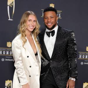 Saquon Barkley s Fiancee Reacts to Him Becoming Highest Paid Running Back in NFL History