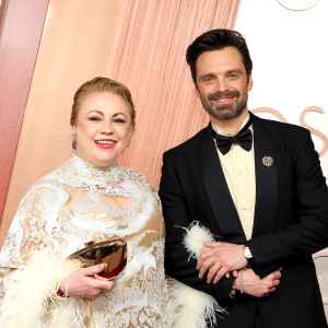 Stars Who Brought Their Family Members or Friends as Dates to the Oscars 2025 Sebastian Stan