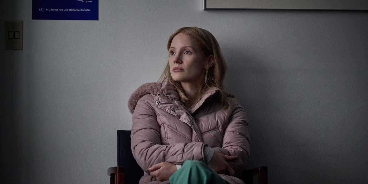 Jessica Chastain in The Good Nurse.