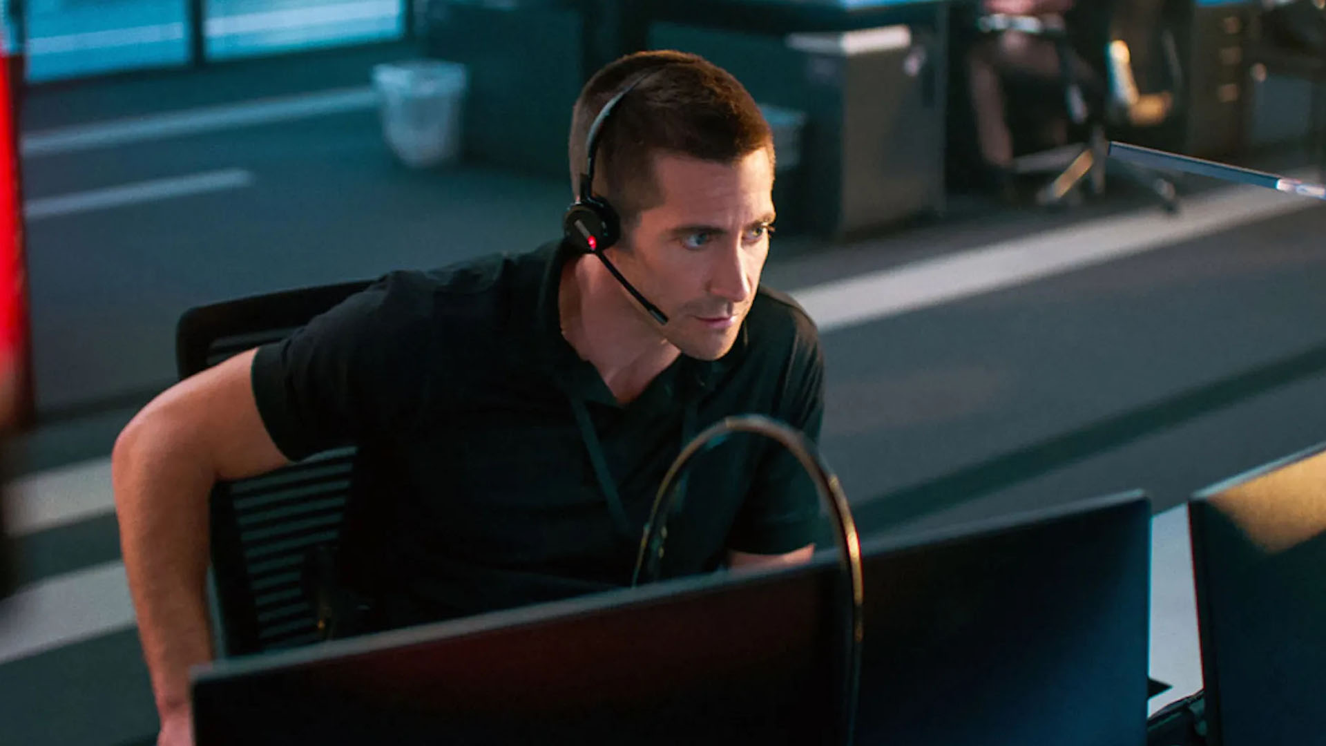 Jake Gyllenhaal in The Guilty.