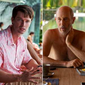 The White Lotus Patrick Gets Asked to Have Sex While Jennifer Coolidge s Murderous Husband Watches 069 Patrick Schwarzenegger Jon Gries