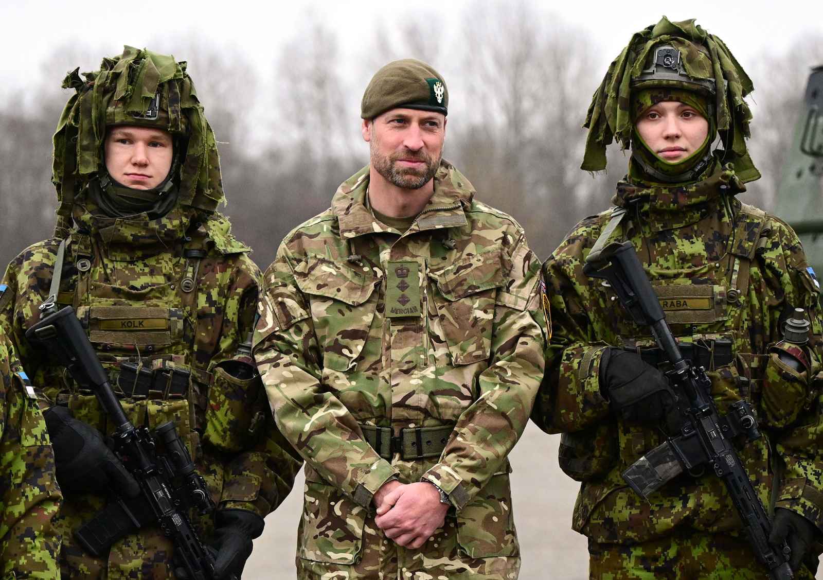 Prince William Wears Full Military Fatigues While Visiting Troops | Us ...