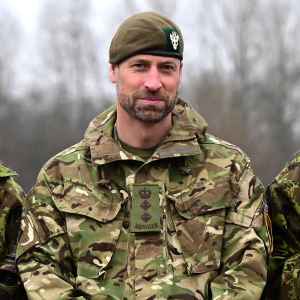 Prince William Dons Full Military Fatigues While Visiting British Troops in Estonia