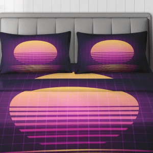 Sunset bedding