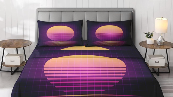 Sunset bedding