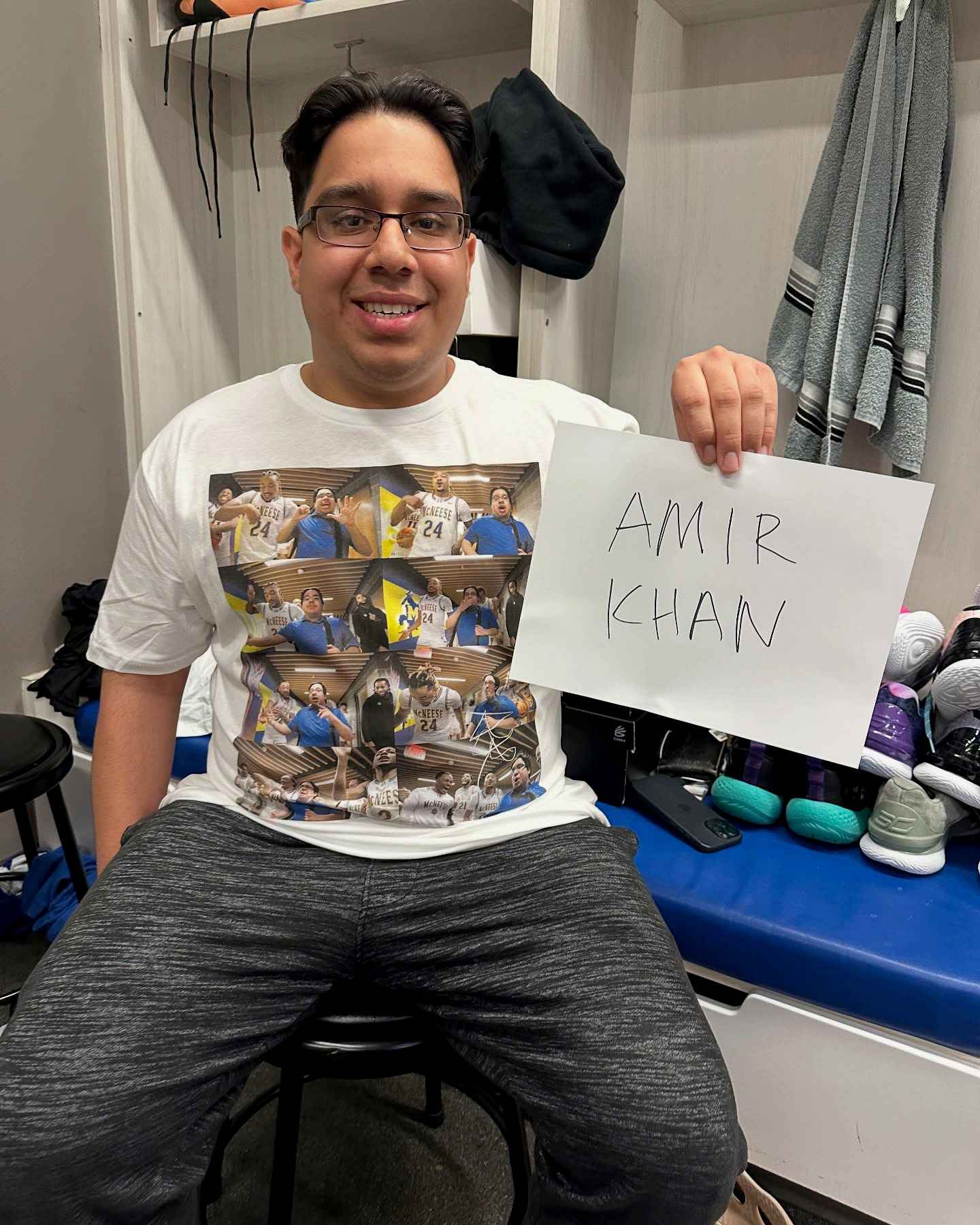Who is McNeese’s Viral Student Manager? Meet Amir ‘Aura’ Khan | Us Weekly