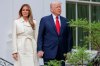 President Donald Trump says he and Melania are looking forward to attending Pope Francis funeral
