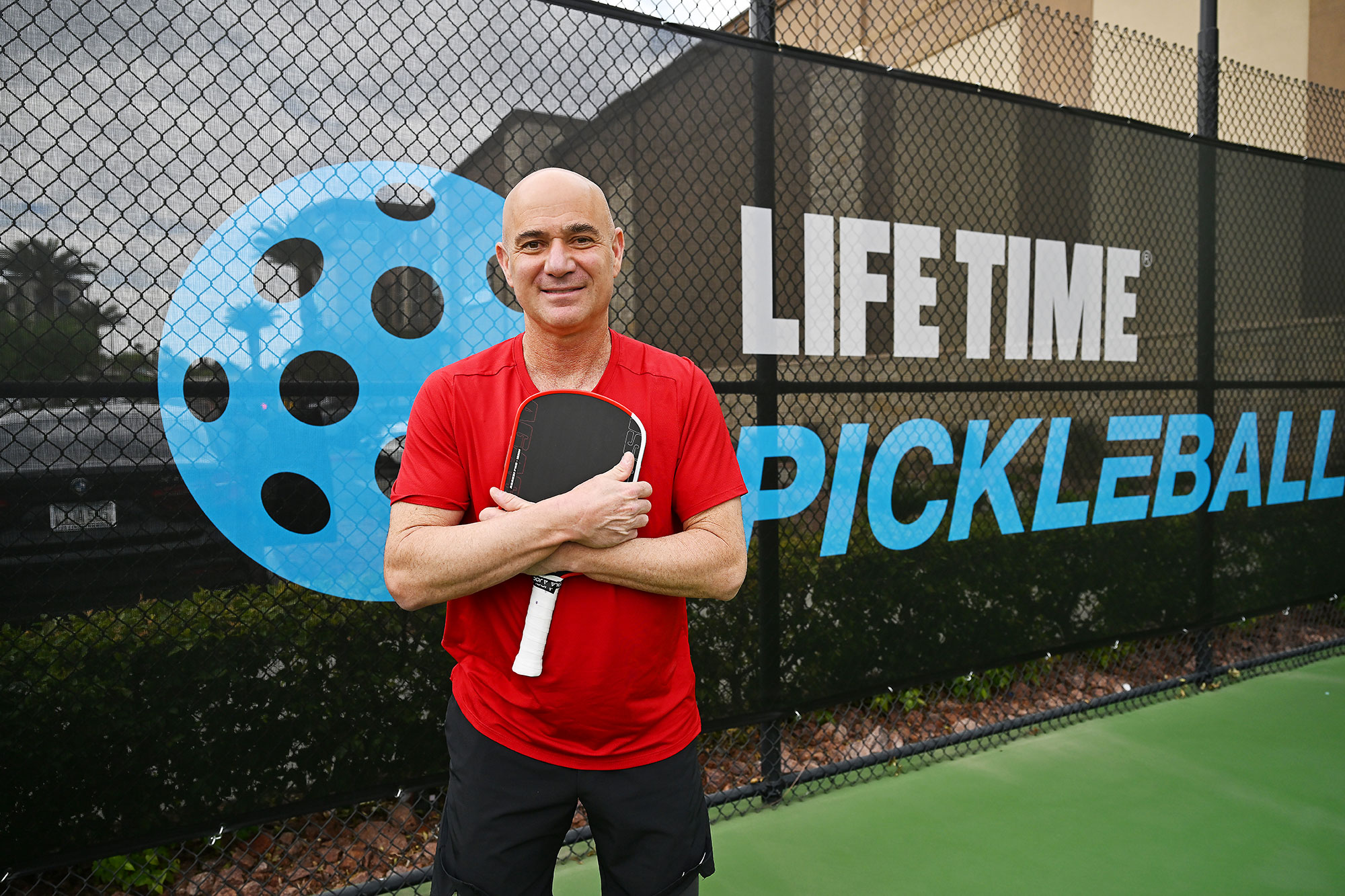 Andre Agassi Pickleball Open Play